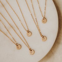 Evie Charm Stacker Disc Necklace