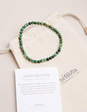 African Jade Mini Energy Gemstone Bracelet