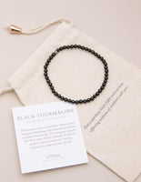 Black Tourmaline Mini Energy Gemstone Bracelet