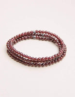 Garnet Mini Energy Gemstone Bracelet