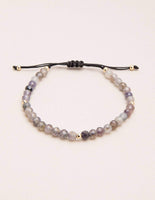 Iolite String Mini Gemstone Bracelet