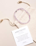 Lavender Amethyst Mini Energy Gemstone Bracelet