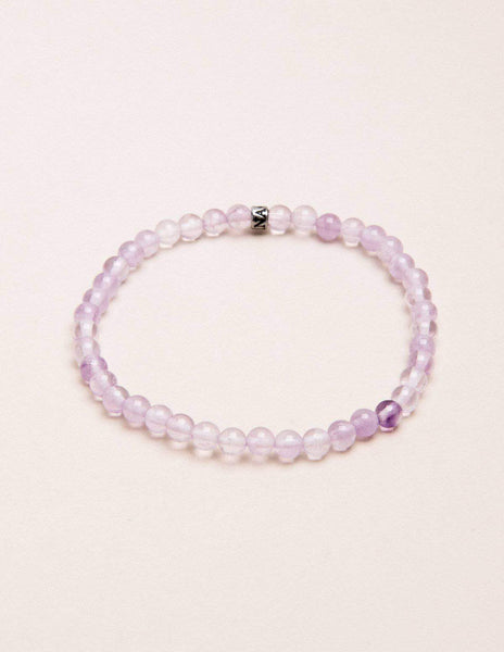 Lavender Amethyst Mini Energy Gemstone Bracelet