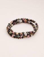 Rainbow Tourmaline Mini Energy Gemstone Bracelet