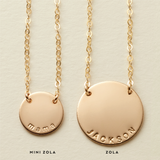 Zola Disc Necklace